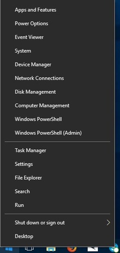 Power Options on Windows