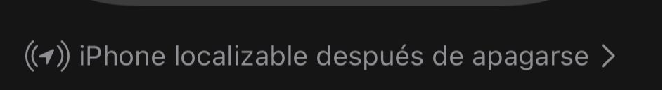 Iphone localizable después de apagarse