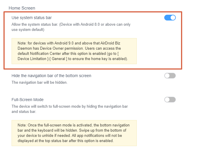 Use-system-status-bar