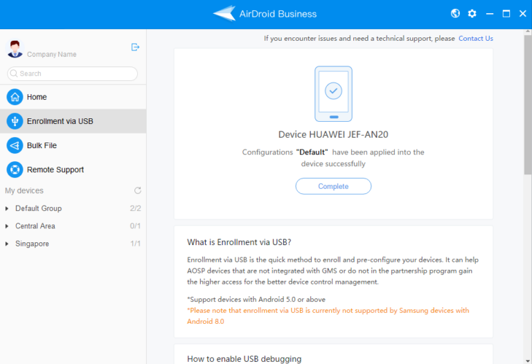 Complete-USB-enrollment-on-your-device