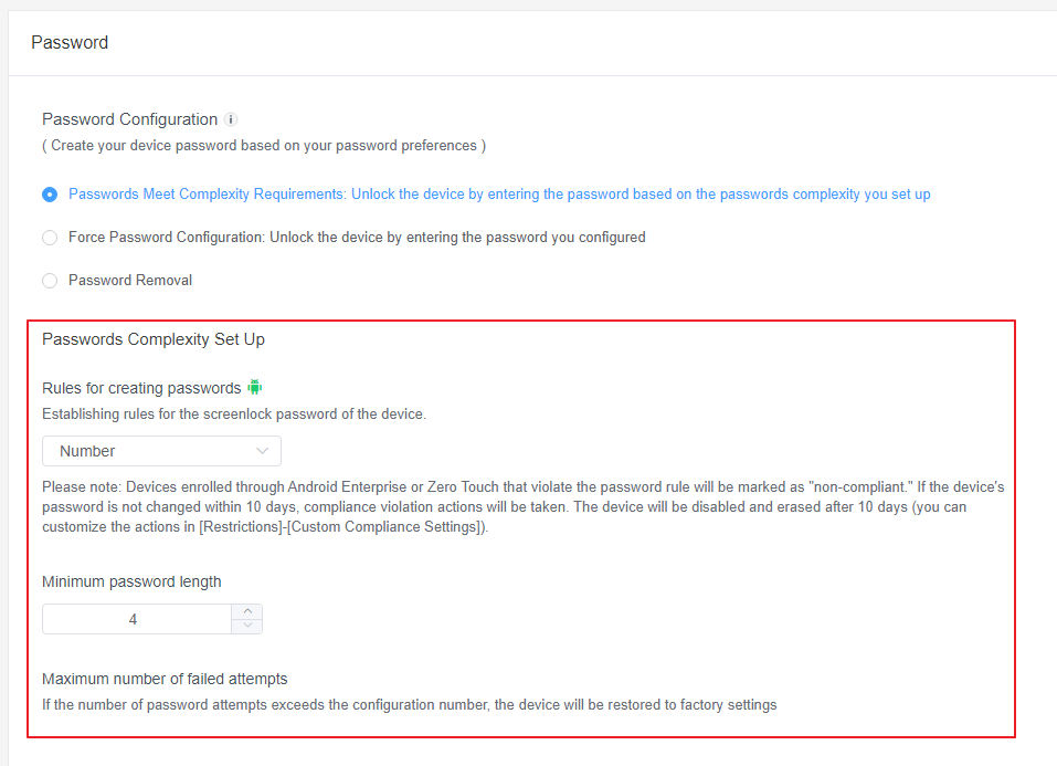 Passwords Meet Complexity Requirements