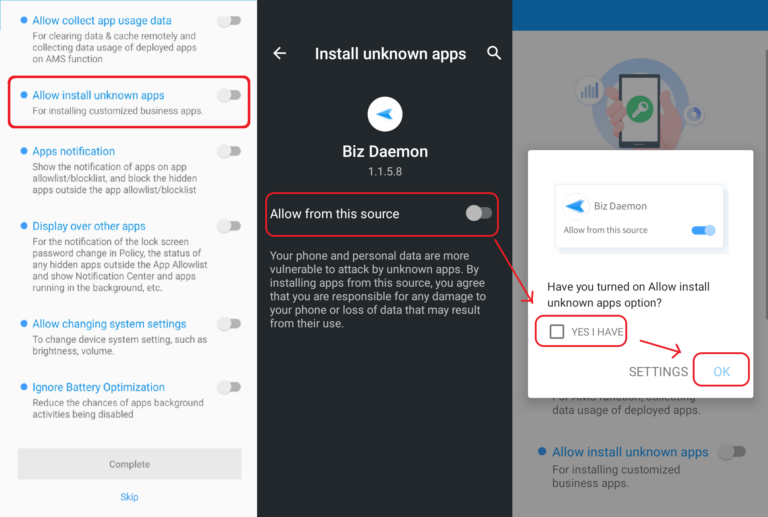 Allow-install-unknown-apps-on-Biz-Daemon
