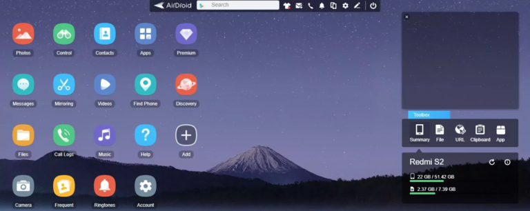 AirDroid Web