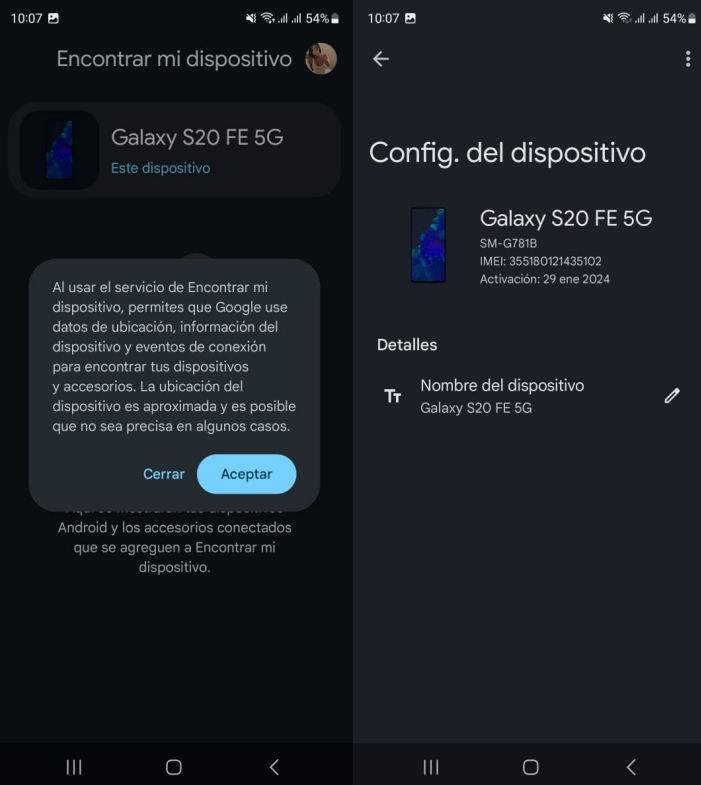 Configurar tu dispositivo