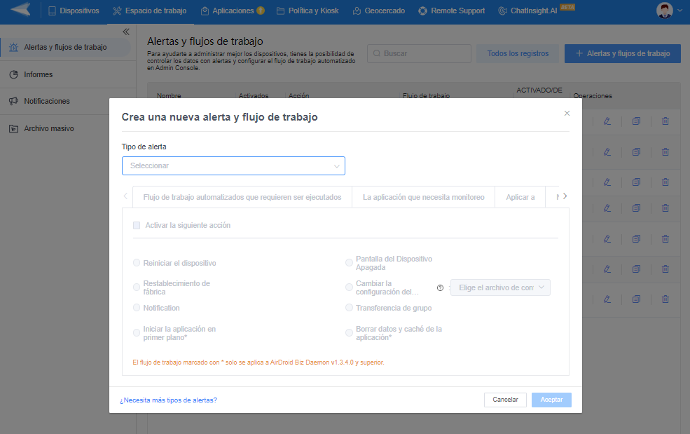 crear alertas y flujos de trabajo 2
