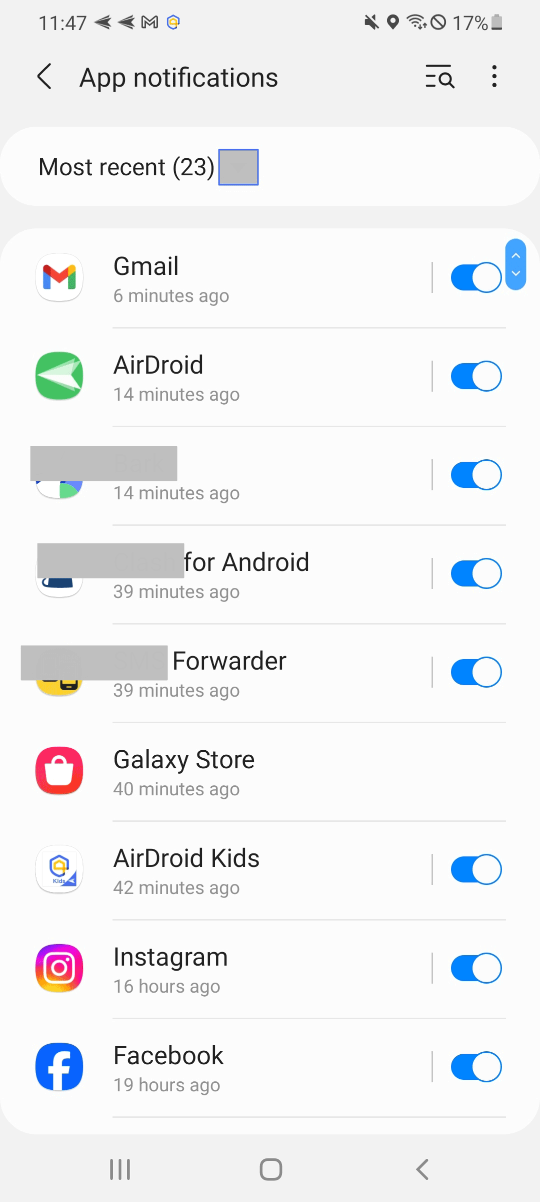 customize App Notifications 