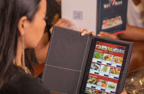 digital tablet menu