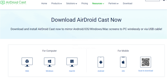 download AirDroid Cast