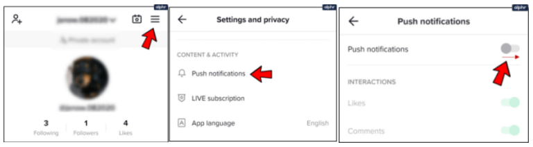 fix tiktok notifications not working