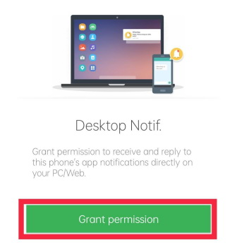 grant permission AirDroid Personal