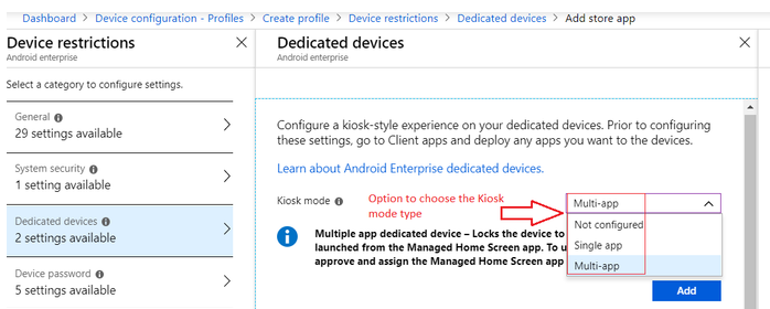 mode Kiosque mono-application dans Windows