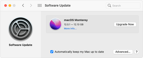 actualización de macOS