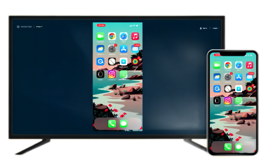 mirror iPhone to TV via AirDroid Cast