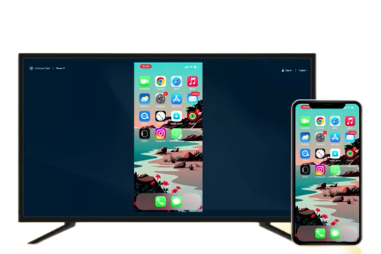 mirror iPhone to TV via AirDroid Cast