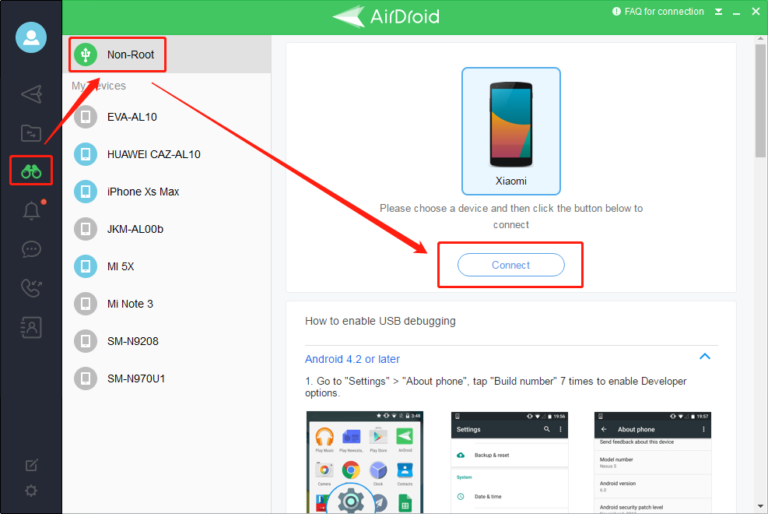 configuración sin root