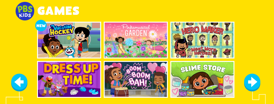 site PBS Kids Game