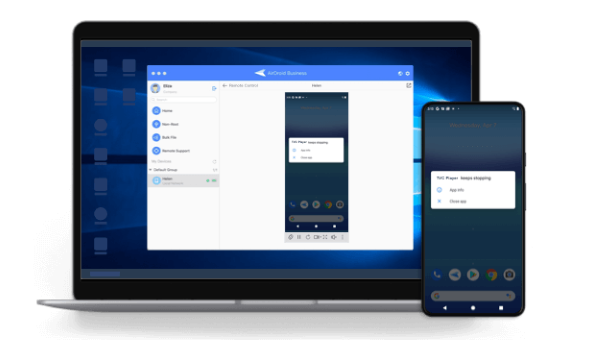 remote troubleshoot airdroid business