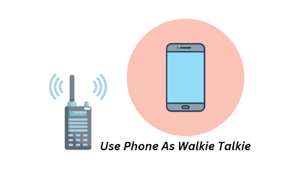 use o celular como walkie talkie